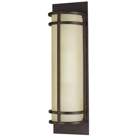 Elstead Fusion - 2 Licht Innenwandleuchte Bronze, E27