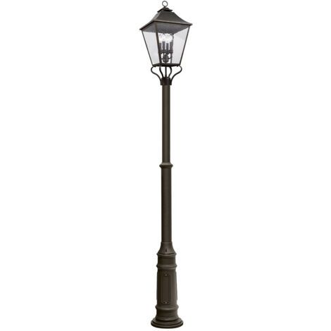 Elstead Galena Lampione da esterno a 4 luci, colore sabbia IP44
