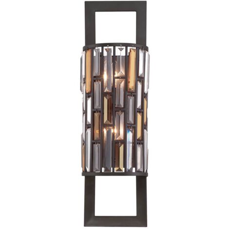 Elstead Gemma - Applique murale d'intérieur à 2 ampoules, bronze vintage, E14