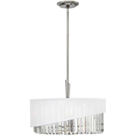 Elstead Gigi - 3 Lichtdeckenanhänger aus poliertem Nickel, E14