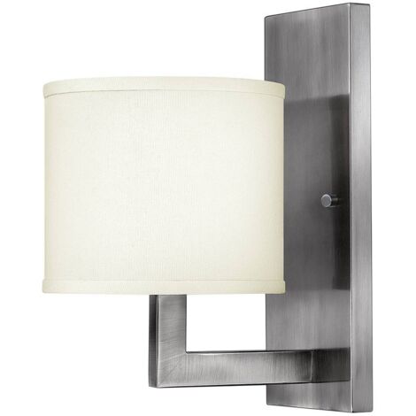 Elstead Hampton - 1 Licht Innenwandleuchte Antik Nickel, E27