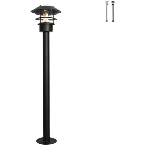 Elstead Helsingor - Lampioncino da Esterno 1 Luce Nero IP44, E27