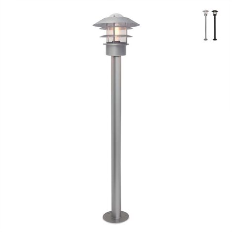 Elstead Helsingor Outdoor Lanterne Borne à 1 Lumière, Argent, IP44, E27