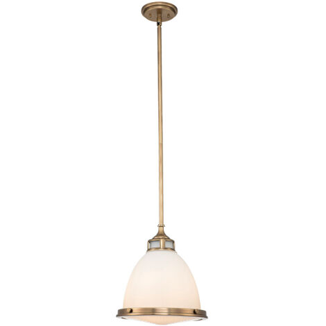 Elstead Hinkley Amelia Dome Pendelleuchte Heritage Messing