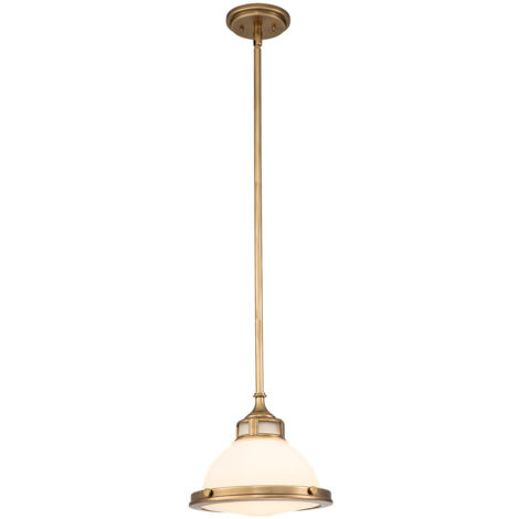 Elstead Hinkley Amelia Dome Pendelleuchte Heritage Messing