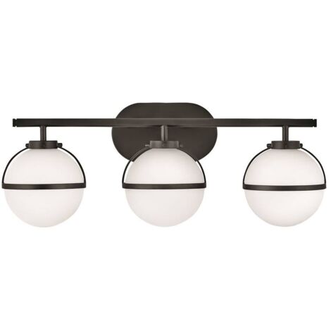 Elstead Hinkley Hollis Lampada da parete per bagno nera, IP44