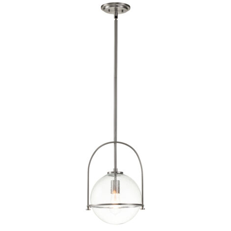 Elstead Hinkley Somerset Globe Suspension Plafonnier Nickel Brossé