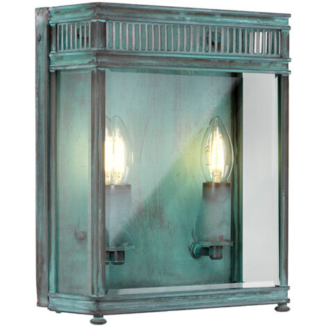 Elstead Holborn Lanterna da esterno a parete Verdigris, IP44