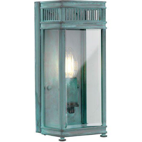 Elstead Holborn Lanterna da esterno a parete Verdigris, IP44