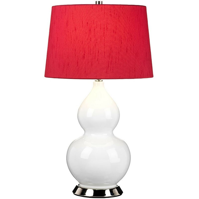 Elstead - Isla Batten, Polished Nickel, White, Red