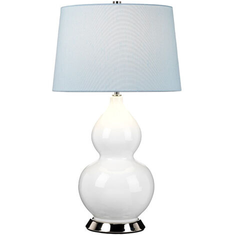 Elstead ISLA Isla Batten, Nickel poli, Blanc, Bleu