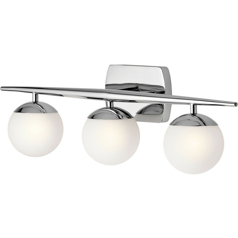 

Elstead Jasper - Aplique de baño 3 luces Cromo Pulido IP44, G9