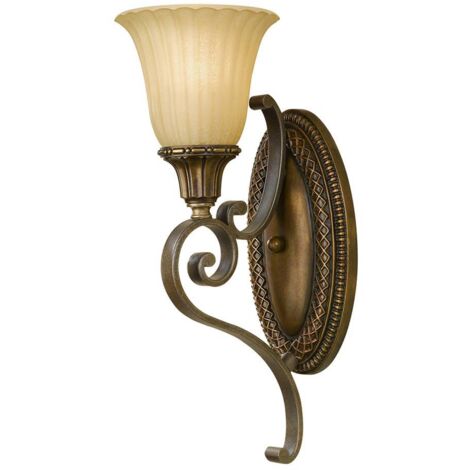 Elstead Kelham Hall - Applique da interno a 1 luce Oro, Bronzo, E27
