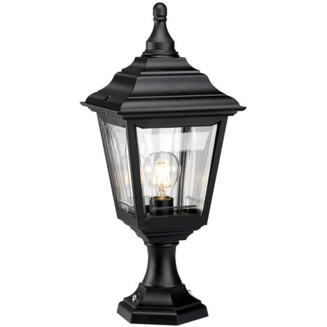 Elstead Kerry - Lampada a piantana da esterno 1 Luce Nera IP44, E27