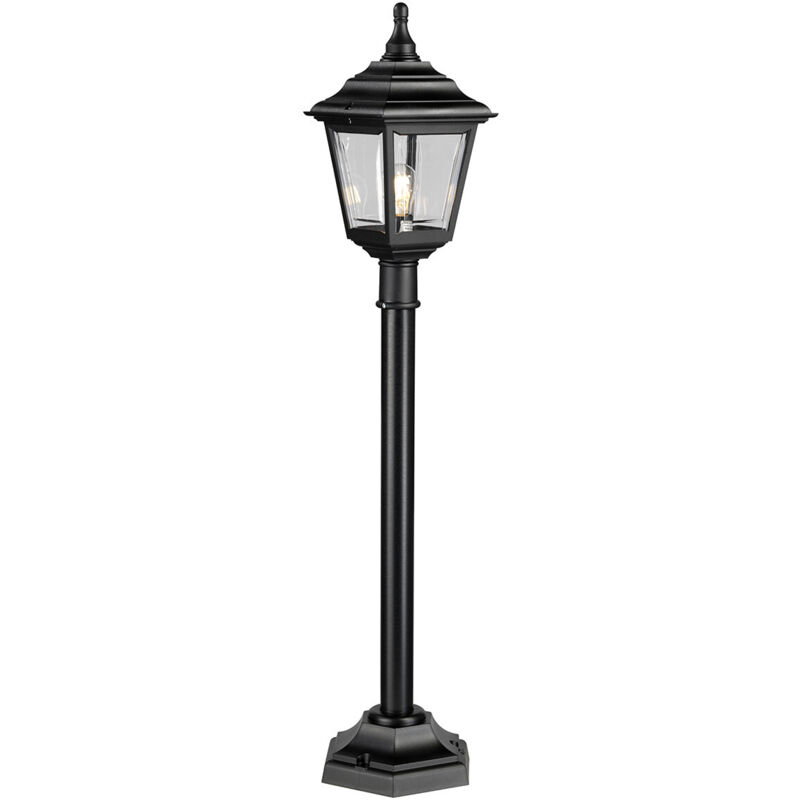 Kerry - Lampioncino da esterno 1 luce Nero IP44, E27 - Elstead