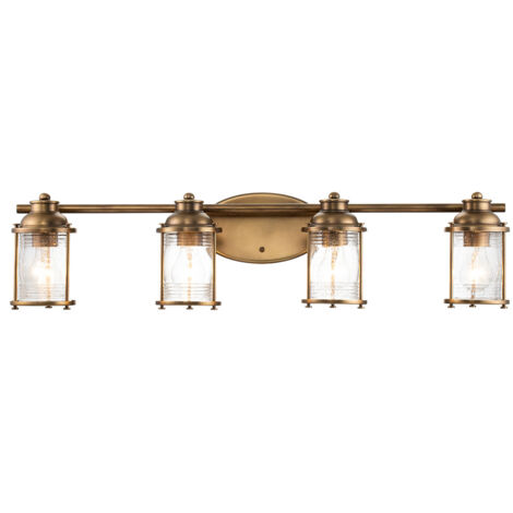 Elstead Kichler Ashland Applique Laiton Naturel, IP44
