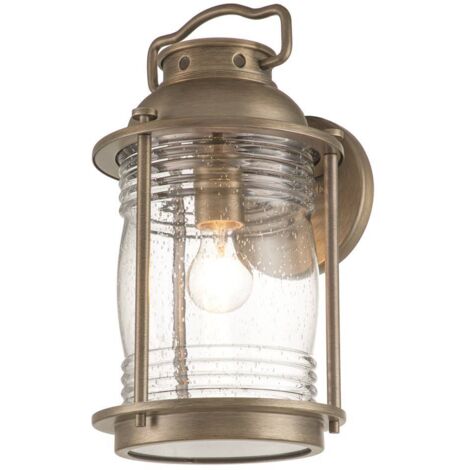 Elstead Kichler Ashland Lanterna da esterno a parete Bronzo Brunito, IP44