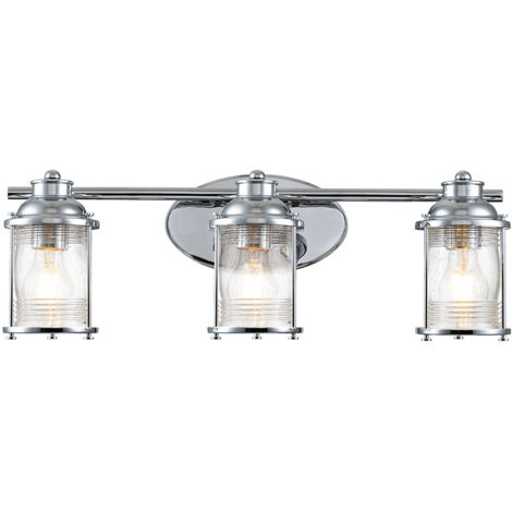 Elstead Kichler Ashland Wandleuchte Chrom poliert, IP44