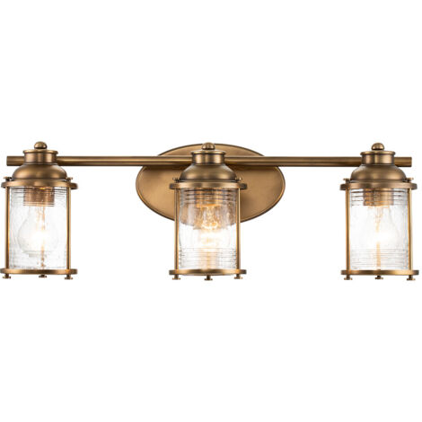 Elstead Kichler Ashland Wandleuchte Messing natur, IP44