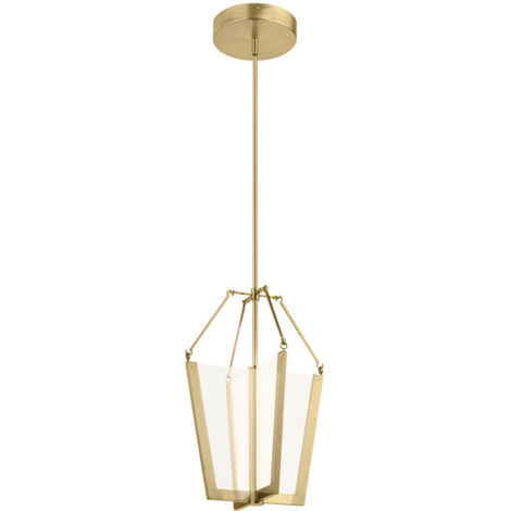 Elstead Kichler Calters Plafonnier LED intégré Champagne Gold, 3000K