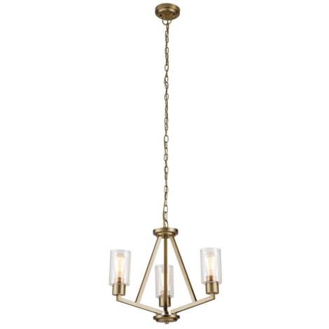 Elstead Kichler Deryn Plafoniera a sospensione multibraccio in ottone naturale