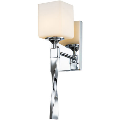 Elstead Kichler Marette Lampada da parete con paralume Cromo lucido, IP44