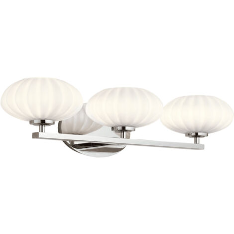 Elstead Kichler Pim Applique Salle de Bain Chrome Poli, 3000K, IP44