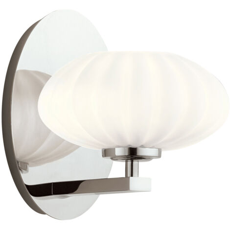 Elstead Kichler Pim Lampada da parete per bagno Cromo lucido, 3000K, IP44