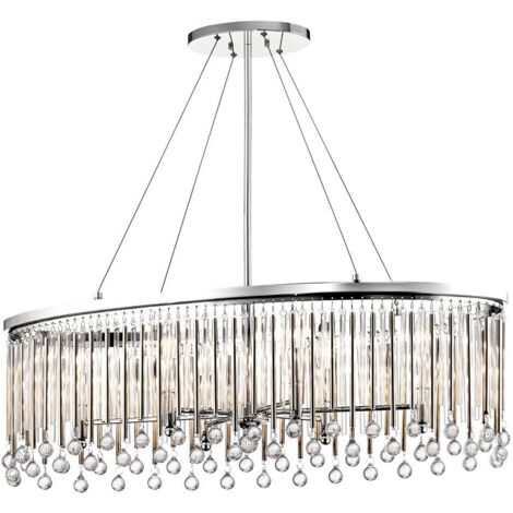 Elstead Kichler Piper Suspension Plafonnier Chrome Poli