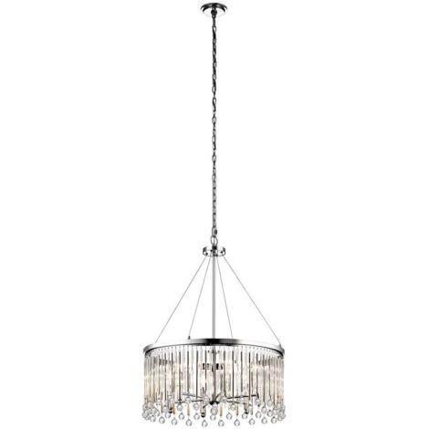 Elstead Kichler Piper Suspension Plafonnier Chrome Poli