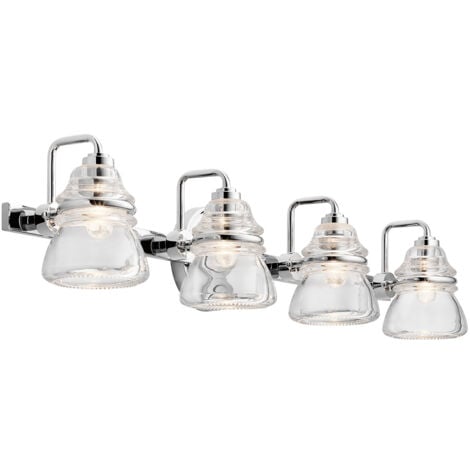 Elstead Kichler Talland Applique Salle de Bain Chrome Poli, IP44