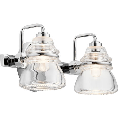 Elstead Kichler Talland Lampada da parete per bagno Cromo lucido, IP44