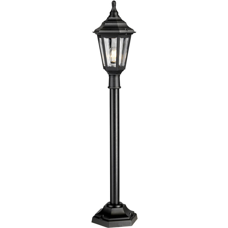 Kinsale - Lampioncino da esterno 1 luce Nero IP44, E27 - Elstead