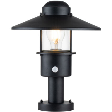 Elstead Klampenborg Lampada da esterno con piedistallo nero, IP44