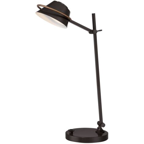 Elstead - Lampada da scrivania a LED a 7 luci in bronzo occidentale
