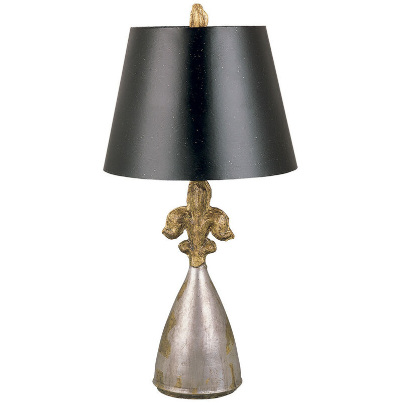 Image of Lampada da tavolo 1 luce Argento, E27 - Elstead