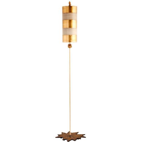 Elstead - Lampadaire à 1 lumière Feuille d'or, E27