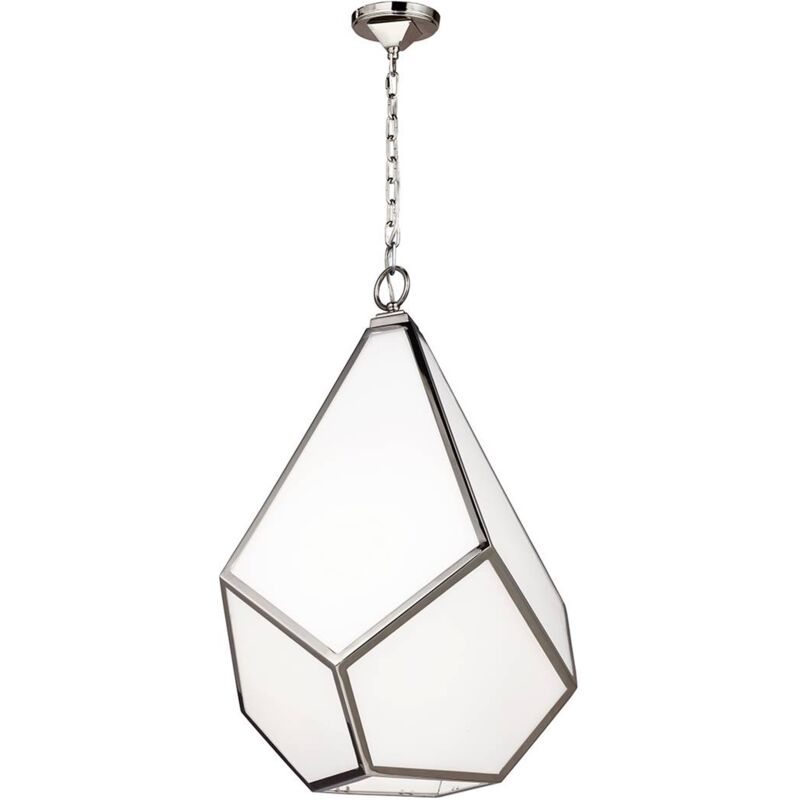 Image of Lampada a sospensione Diamante 4xE27 h: 73.7 b: 48.3 Bianco