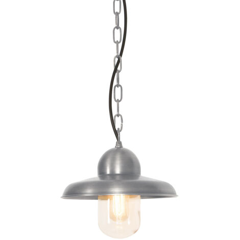 Elstead - Lanterna a Catena da Soffitto da Esterno 1 Luce Nichel Antico IP44, E27