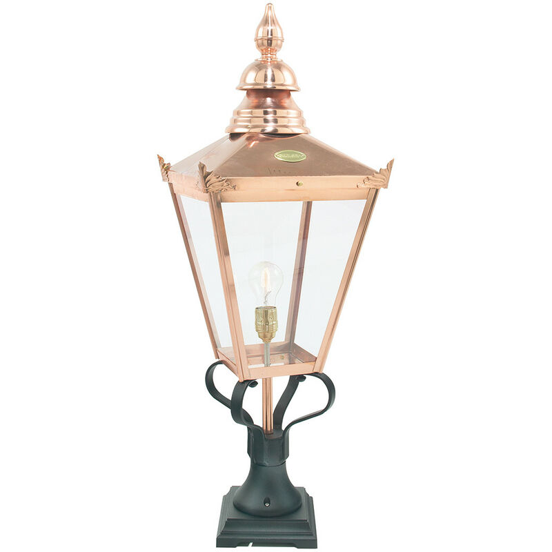 Elstead - Lanterne sur piédestal d'extérieur à 1 lumière, E27