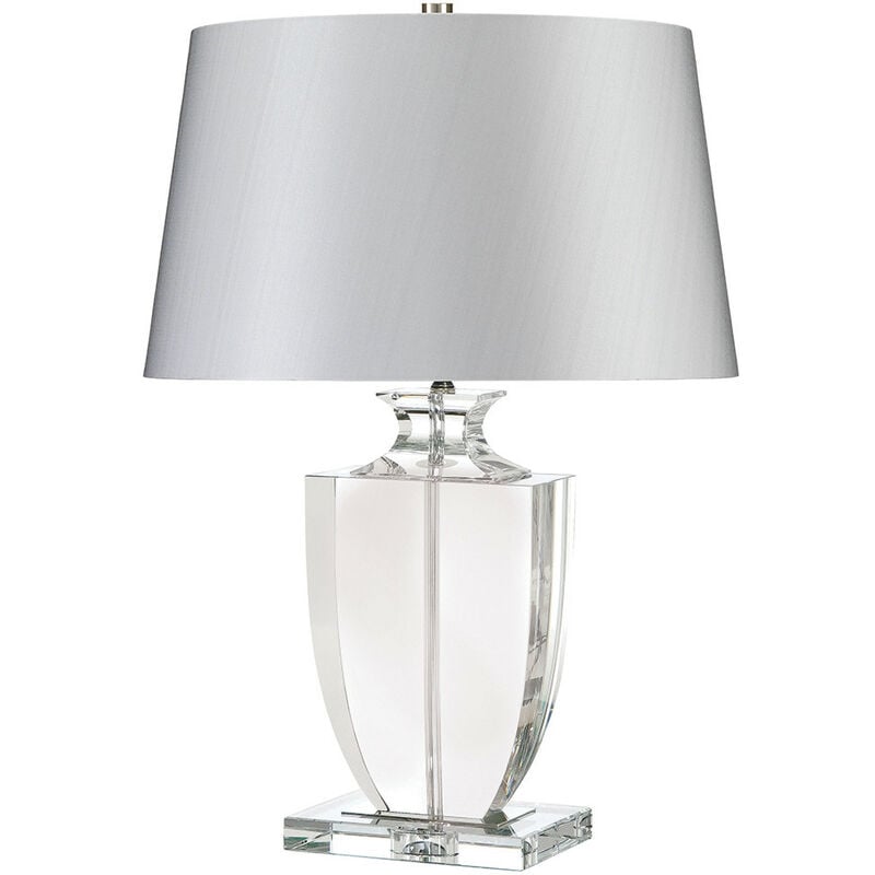 Liona - 1 Light Table Lamp Clear, E27 - Elstead