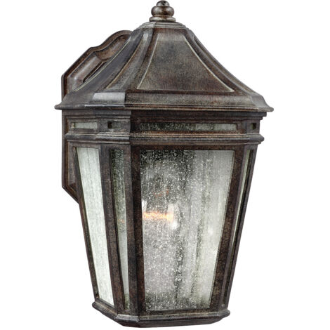 Elstead Londontowne - Lanterna da parete per esterno 1 luce Light Castagno IP44, E27