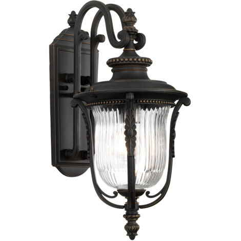 Elstead Luverne - 1 Lanterna da Parete per Esterno Medio Bronzo IP44, E27