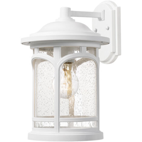 Elstead Marblehead Lanterna da parete per esterni piccola a 1 luce, bianca, IP44, E27