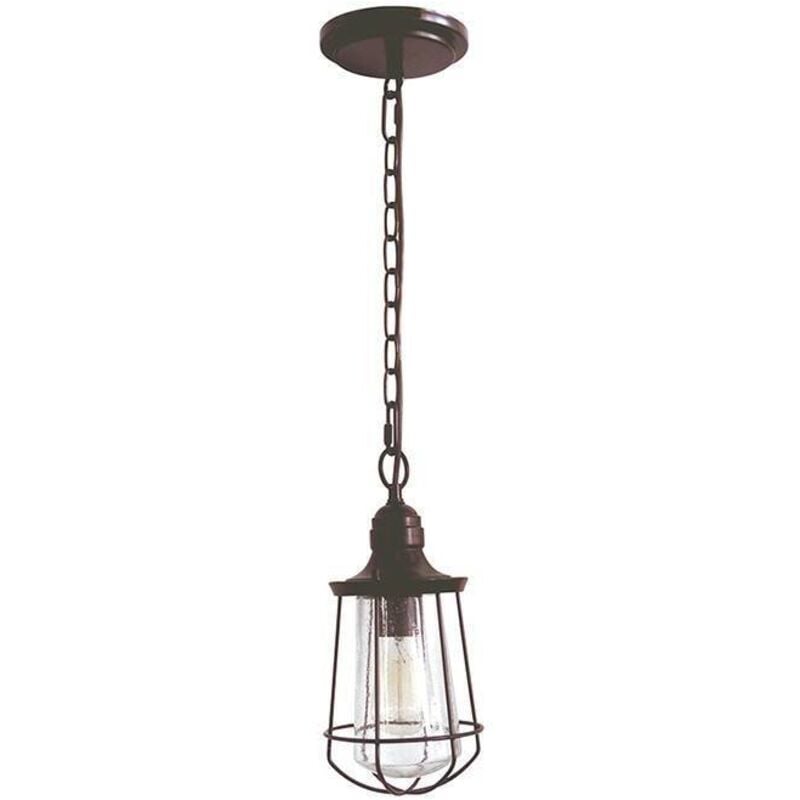 Marine - Lanterna a Soffitto Piccola 1 Luce Bronzo, E27 - Elstead