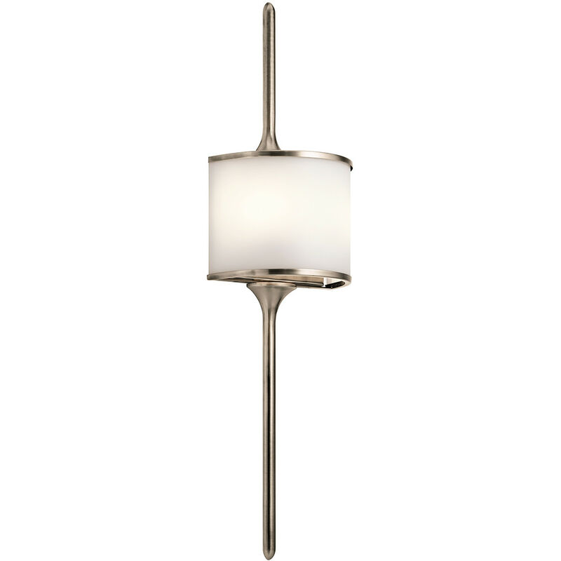 

Elstead Mona - Aplique de baño 2 luces Pewter IP44, G9