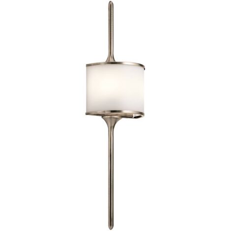 Elstead Mona - Applique murale à 2 ampoules étain IP44, G9