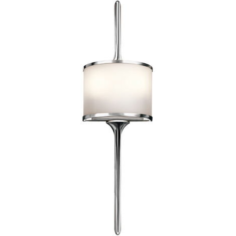 Elstead Mona - Applique per bagno a 2 luci Cromo lucido IP44, G9