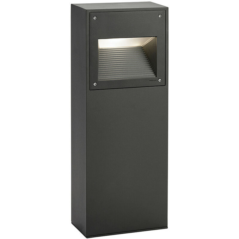 Namsos Integrated led Outdoor led Short Bollard Graphite , IP65 - Elstead