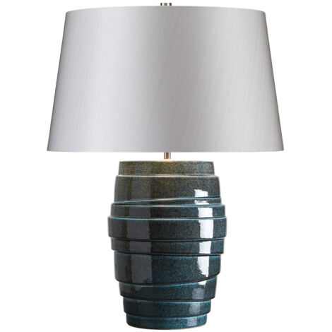 Elstead Neptune - 1 Leuchttischlampe Blue Glaze, E27